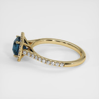 2.04 Ct. Sapphire Ring, 18K Yellow Gold 4