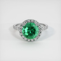 2.60 Ct. Emerald Ring, Platinum 950 1