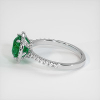 1.45 Ct. Emerald Ring, Platinum 950 4