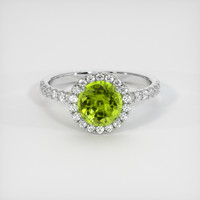 1.31 Ct. Gemstone Ring, Platinum 950 1