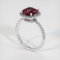 2.86 Ct. Gemstone Ring, Platinum 950 2