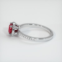 0.96 Ct. Ruby Ring, Platinum 950 4