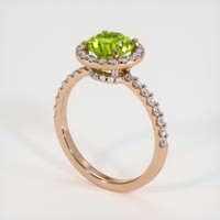 1.31 Ct. Gemstone Ring, 14K Rose Gold 2