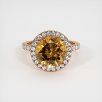 6.85 Ct. Gemstone Ring, 14K Rose Gold 1