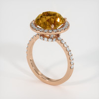 6.85 Ct. Gemstone Ring, 14K Rose Gold 2