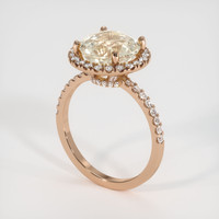 5.03 Ct. Sapphire Ring, 14K Rose Gold 2