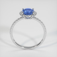 1.91 Ct. Blue Sapphire Ring, 10K White Gold 3