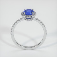 0.94 Ct. Sapphire Ring, 14K White Gold 3