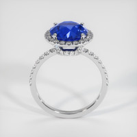 3.85 Ct. Sapphire Ring, 14K White Gold 3
