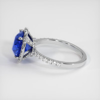 3.85 Ct. Sapphire Ring, 14K White Gold 4