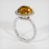 6.85 Ct. Gemstone Ring, 14K White Gold 2