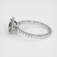 0.89 Ct. Sapphire Ring, 14K White Gold 4