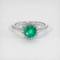 Emerald Ring 1.13 Ct. 18K White Gold Preview