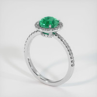 Emerald Ring 1.13 Ct. 18K White Gold Preview