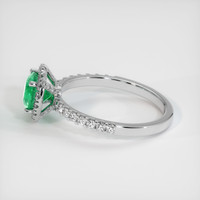 Emerald Ring 0.86 Ct., 18K White Gold Preview