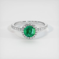 Emerald Ring 0.77 Ct., 18K White Gold Preview