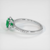 Emerald Ring 0.77 Ct., 18K White Gold Preview