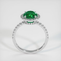 1.45 Ct. Emerald Ring, 18K White Gold 3