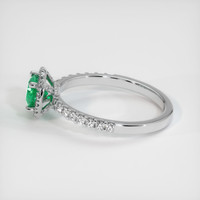 Emerald Ring 0.50 Ct., 18K White Gold Preview