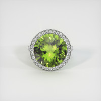 8.62 Ct. Gemstone Ring, 18K White Gold 1