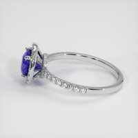 1.68 Ct. Sapphire Ring, 18K White Gold 4