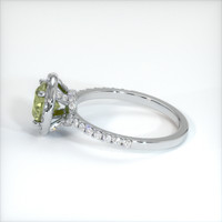1.74 Ct. Sapphire Ring, 18K White Gold 4