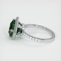 3.44 Ct. Sapphire Ring, 18K White Gold 4