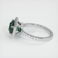 2.44 Ct. Sapphire Ring, 18K White Gold 4