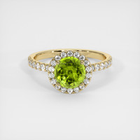 1.31 Ct. Gemstone Ring, 14K Yellow Gold 1