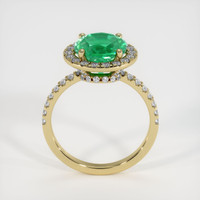 2.60 Ct. Emerald Ring, 18K Yellow Gold 3