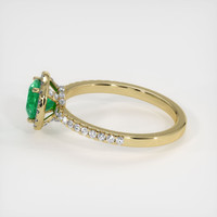 Emerald Ring 0.77 Ct., 18K Yellow Gold Preview