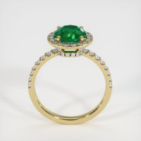 1.45 Ct. Emerald Ring, 18K Yellow Gold 3