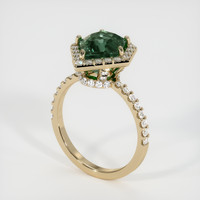 3.44 Ct. Sapphire Ring, 18K Yellow Gold 2