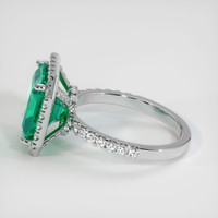 3.71 Ct. Emerald Ring, Platinum 950 4