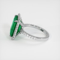 5.43 Ct. Emerald Ring, Platinum 950 4