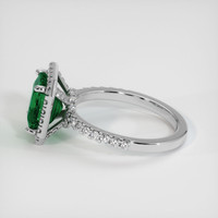 2.61 Ct. Emerald Ring, Platinum 950 4