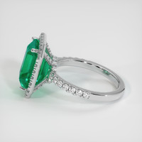 4.74 Ct. Emerald Ring, Platinum 950 4