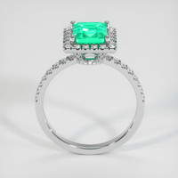 1.32 Ct. Emerald Ring, Platinum 950 3