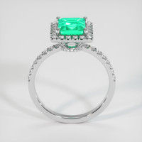 1.32 Ct. Emerald Ring, Platinum 950 3