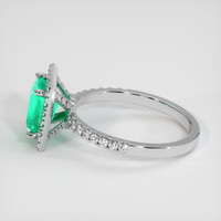 1.32 Ct. Emerald Ring, Platinum 950 4