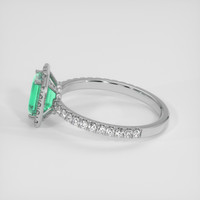 1.11 Ct. Emerald Ring, Platinum 950 4