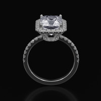 3.18 Ct. Gemstone Ring, Platinum 950 3