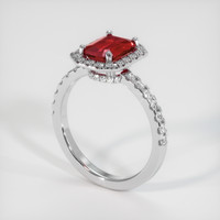1.55 Ct. Ruby Ring, Platinum 950 2