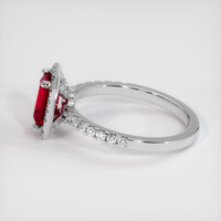 1.45 Ct. Ruby Ring, Platinum 950 4