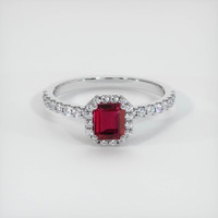 Ruby Ring 0.83 Ct., Platinum 950 Preview