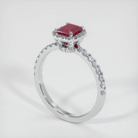 Ruby Ring 0.83 Ct., Platinum 950 Preview
