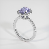 2.00 Ct. Bi Color Sapphire Ring, Platinum 950 2