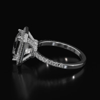 6.20 Ct. Sapphire Ring, Platinum 950 4