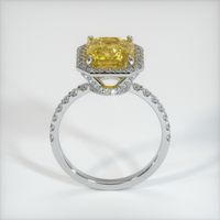 3.05 Ct. Yellow Sapphire Ring, Platinum 950 3