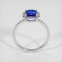 1.57 Ct. Blue Sapphire Ring, 10K White Gold 3